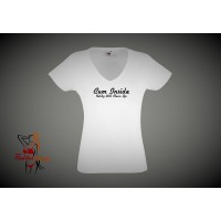 Lady Fit T-Shirt - Cum Inside Hubby Will Clean Up