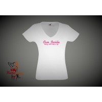 Lady Fit T-Shirt - Cum Inside Hubby Will Clean Up