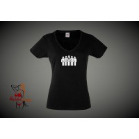 Lady Fit T-Shirt - Greedy Girl Gangbang