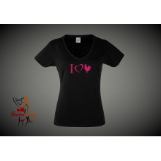 Lady Fit T-Shirt - I Love Cock