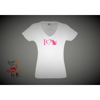 Lady Fit T-Shirt - I Love Pussy