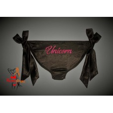 Silky Tie Side Knickers - Unicorn
